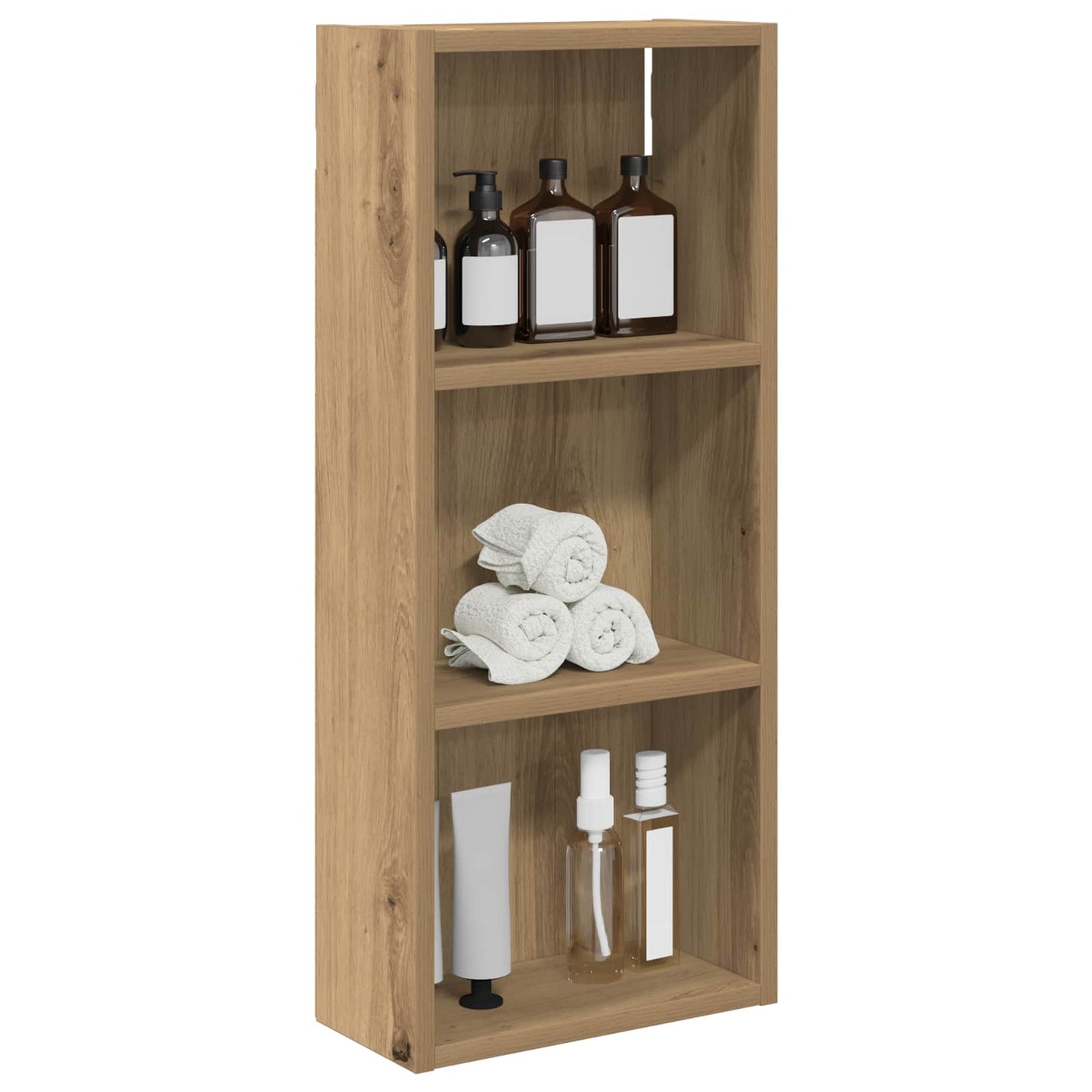 Bathroom Wall Cabinet with Shelf Artisian Oak 30 x 14 x 70 cm