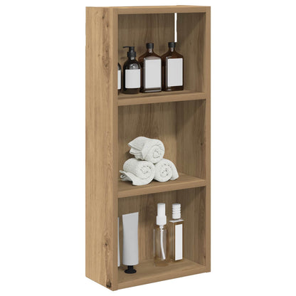 Bathroom Wall Cabinet with Shelf Artisian Oak 30 x 14 x 70 cm