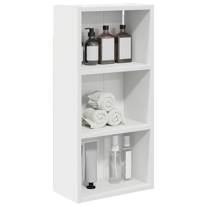 Bathroom Wall Cabinet White 30 x 16 x 62.5 cm Engineered wood