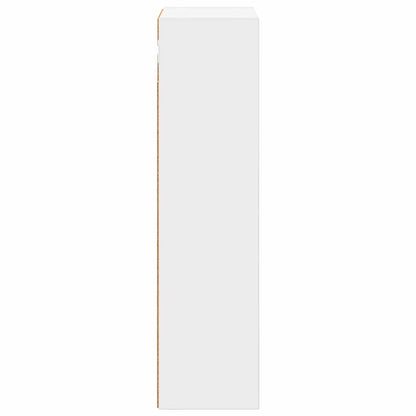 Bathroom Wall Cabinet White 30 x 16 x 62.5 cm Engineered wood