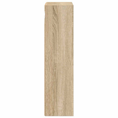 Bathroom Wall Cabinet with Shelf Sonoma Oak 30 x 16 x 62.5 cm