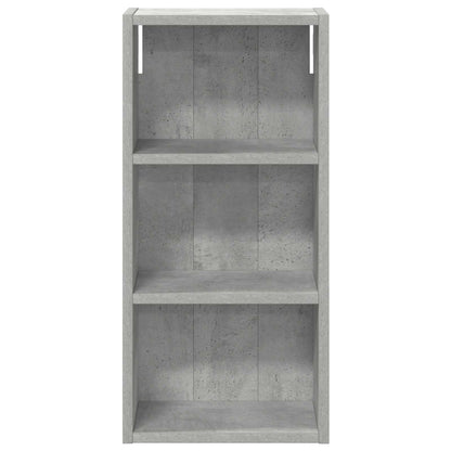 Bathroom Wall Cabinet Concrete Grey 30 x 16 x 62.5 cm
