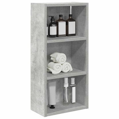 Bathroom Wall Cabinet Concrete Grey 30 x 16 x 62.5 cm