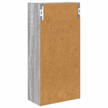 Bathroom Wall Cabinet Grey Sonoma 30 x 16 x 62.5 cm