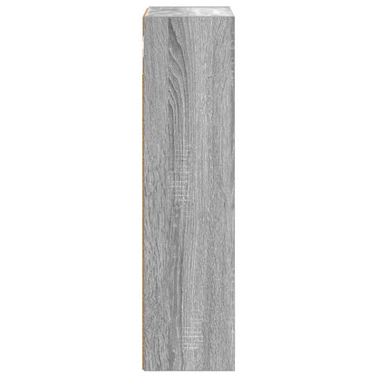 Bathroom Wall Cabinet Grey Sonoma 30 x 16 x 62.5 cm