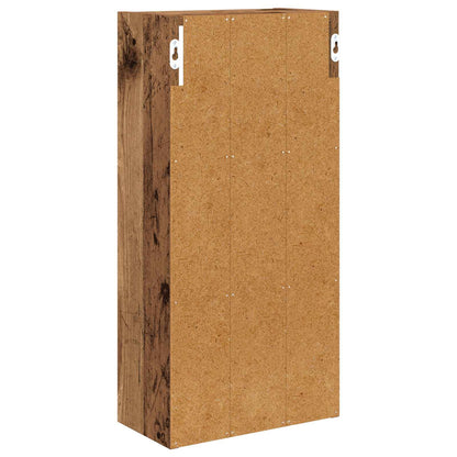 Bathroom Wall Cabinet with Shelf Old Wood 30 x 16 x 62.5 cm