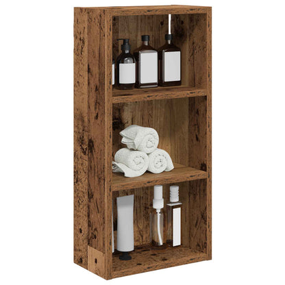 Bathroom Wall Cabinet with Shelf Old Wood 30 x 16 x 62.5 cm