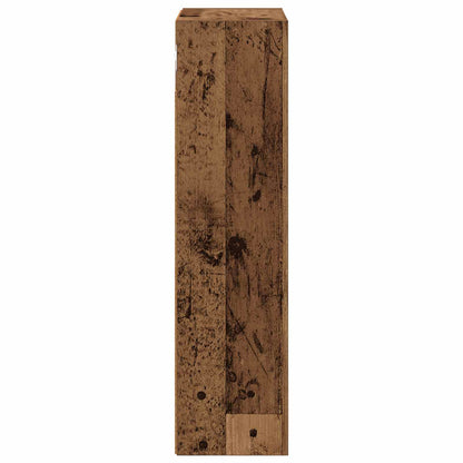 Bathroom Wall Cabinet with Shelf Old Wood 30 x 16 x 62.5 cm