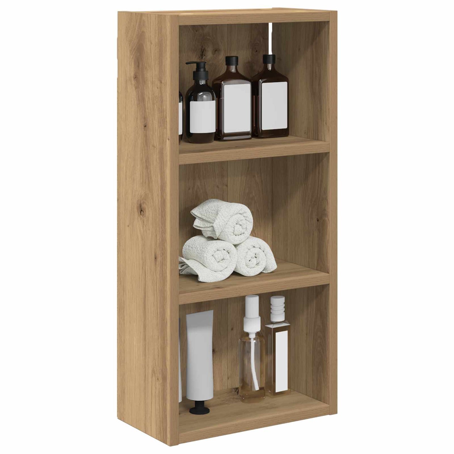 Bathroom Wall Cabinet with Shelf Artisian Oak 30 x 16 x 62.5 cm