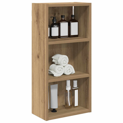 Bathroom Wall Cabinet with Shelf Artisian Oak 30 x 16 x 62.5 cm