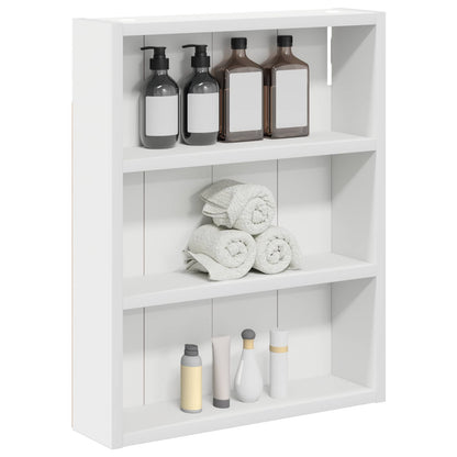 Bathroom Wall Cabinet White 40 x 10 x 50 cm Engineered wood
