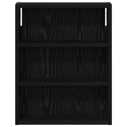 Bathroom Wall Cabinet Black Oak 40 x 10 x 50 cm Engineered wood