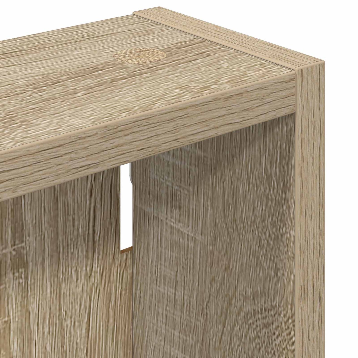 Bathroom Wall Cabinet with Shelf Sonoma Oak 40 x 10 x 50 cm