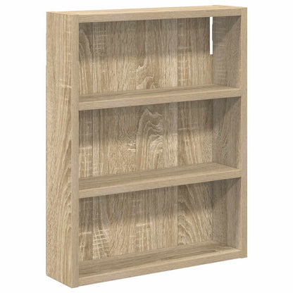 Bathroom Wall Cabinet with Shelf Sonoma Oak 40 x 10 x 50 cm