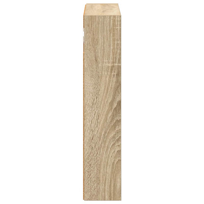 Bathroom Wall Cabinet with Shelf Sonoma Oak 40 x 10 x 50 cm