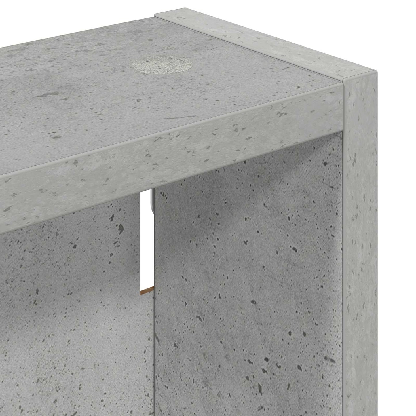 Bathroom Wall Cabinet with Shelf Concrete Grey 40 x 10 x 50 cm
