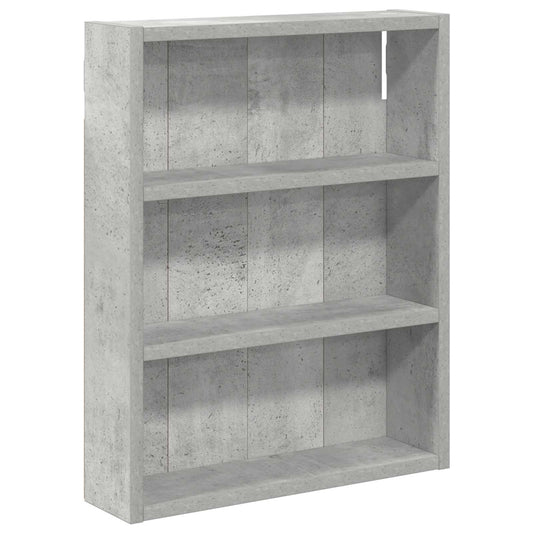 Bathroom Wall Cabinet Concrete Grey 40 x 10 x 50 cm