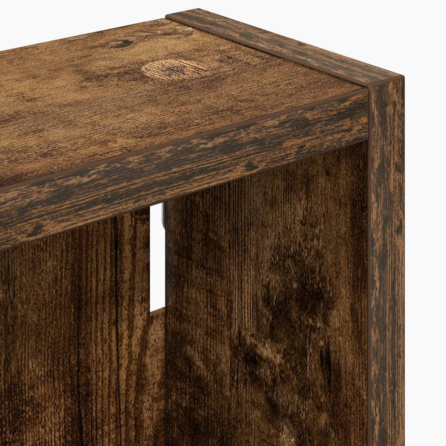 Bathroom Wall Cabinet Smoked Oak 40 x 10 x 50 cm