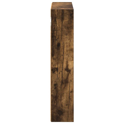 Bathroom Wall Cabinet Smoked Oak 40 x 10 x 50 cm
