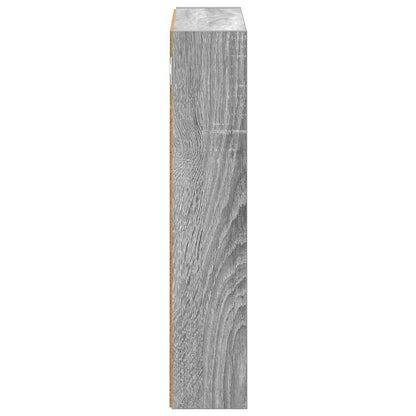 Bathroom Wall Cabinet with Shelf Grey Sonoma 40 x 10 x 50 cm
