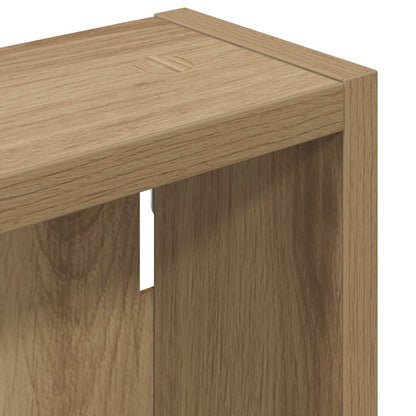 Bathroom Wall Cabinet with Shelf Artisian Oak 40 x 10 x 50 cm