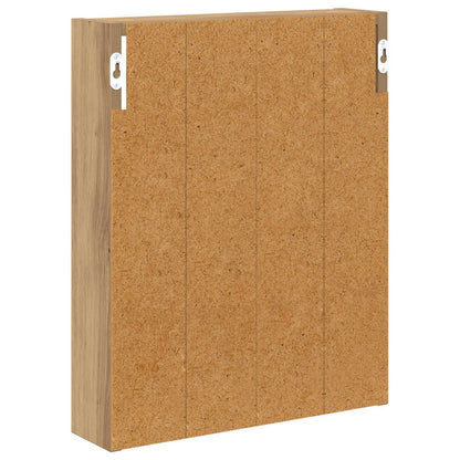 Bathroom Wall Cabinet with Shelf Artisian Oak 40 x 10 x 50 cm