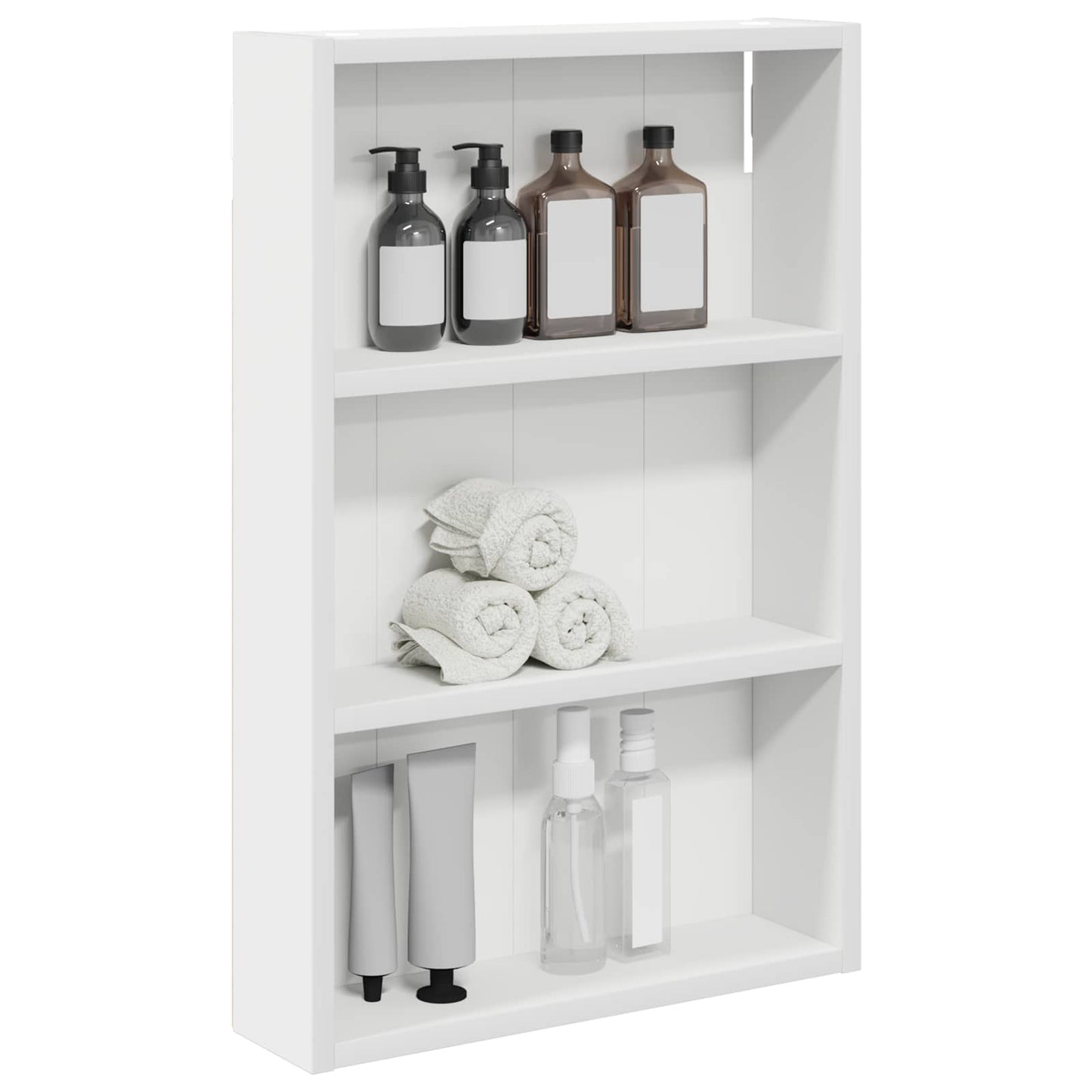 Bathroom Wall Cabinet White 40 x 10 x 60.5 cm Engineered wood
