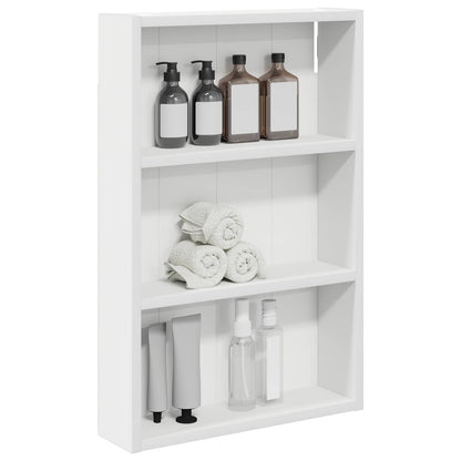 Bathroom Wall Cabinet White 40 x 10 x 60.5 cm Engineered wood