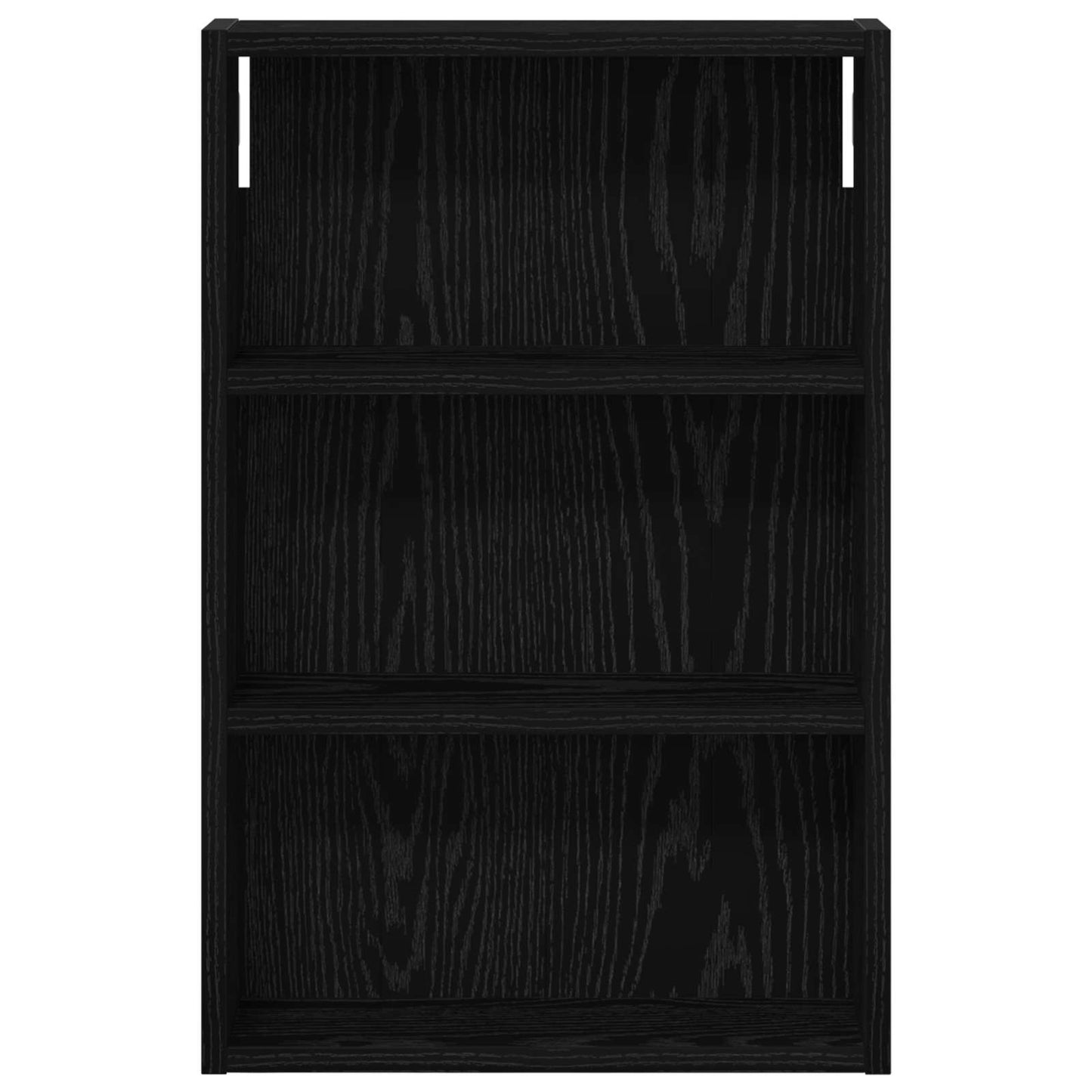 Bathroom Wall Cabinet with Shelf Black Oak 40 x 10 x 60.5 cm