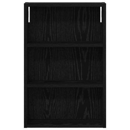 Bathroom Wall Cabinet Black Oak 40 x 10 x 60.5 cm