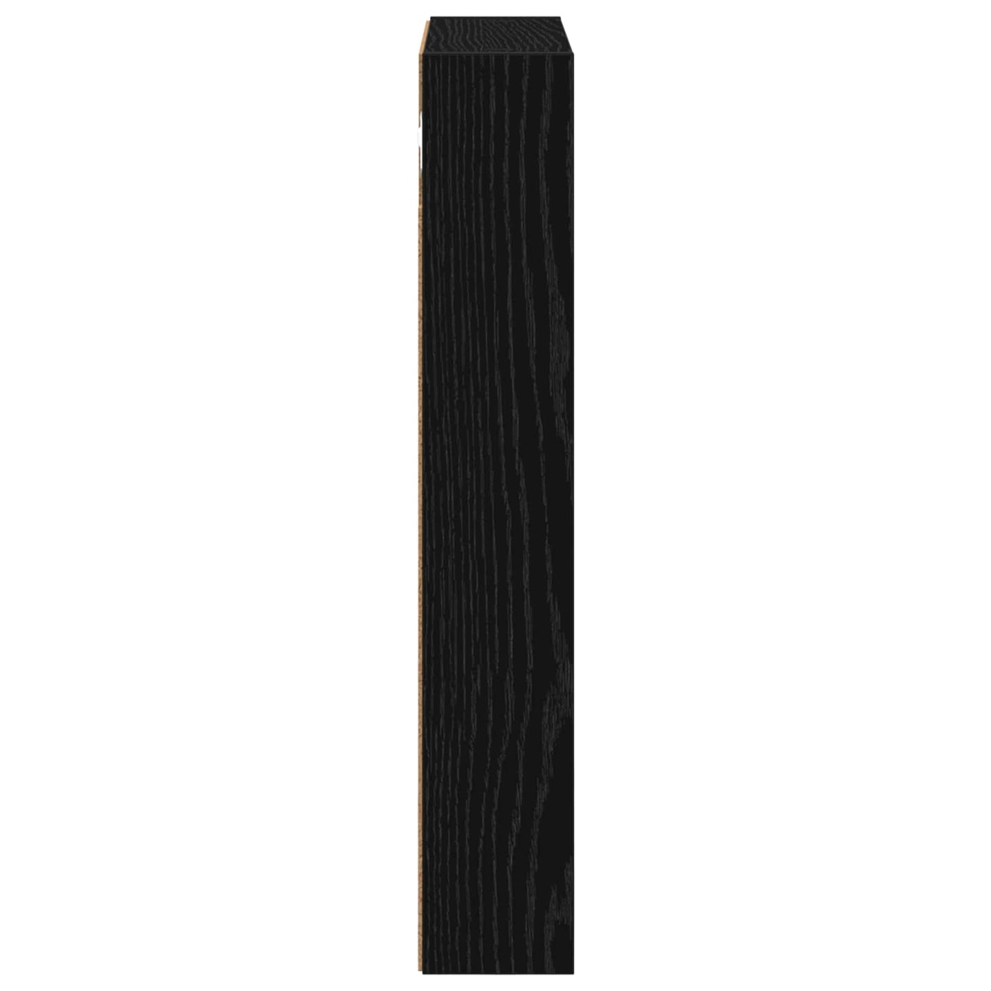 Bathroom Wall Cabinet Black Oak 40 x 10 x 60.5 cm