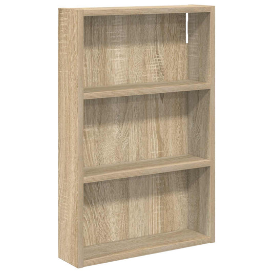 Bathroom Wall Cabinet Sonoma Oak 40 x 10 x 60.5 cm