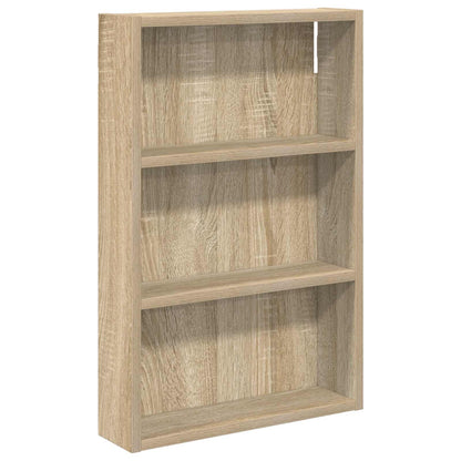 Bathroom Wall Cabinet with Shelf Sonoma Oak 40 x 10 x 60.5 cm