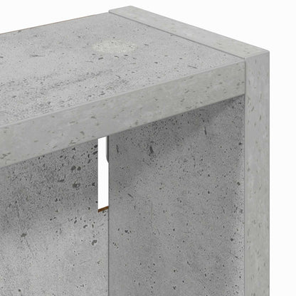 Bathroom Wall Cabinet Concrete Grey 40 x 10 x 60.5 cm
