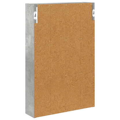 Bathroom Wall Cabinet Concrete Grey 40 x 10 x 60.5 cm