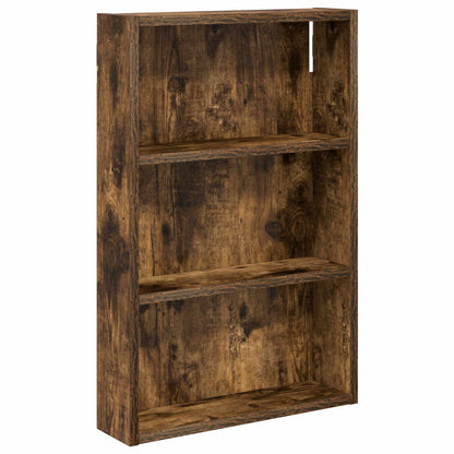 Bathroom Wall Cabinet Smoked Oak 40 x 10 x 60.5 cm