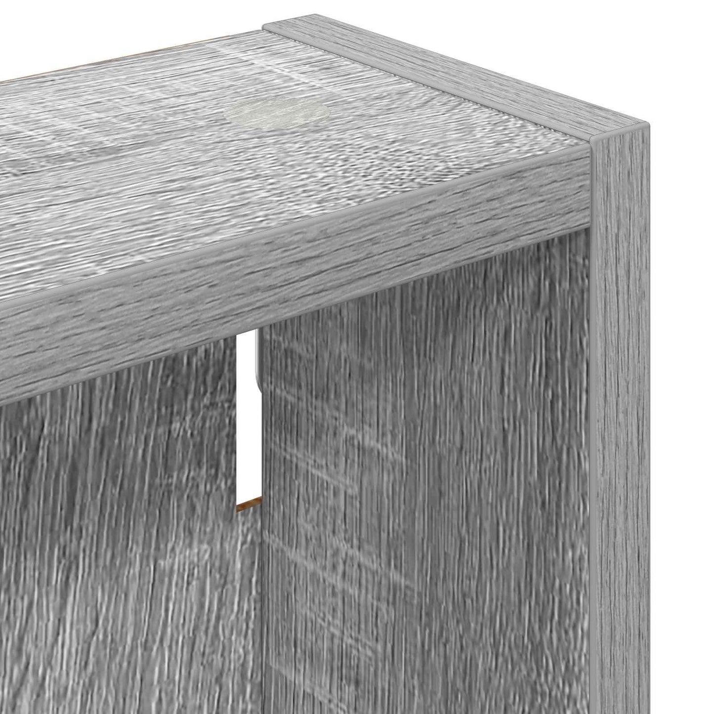 Bathroom Wall Cabinet Grey Sonoma 40 x 10 x 60.5 cm