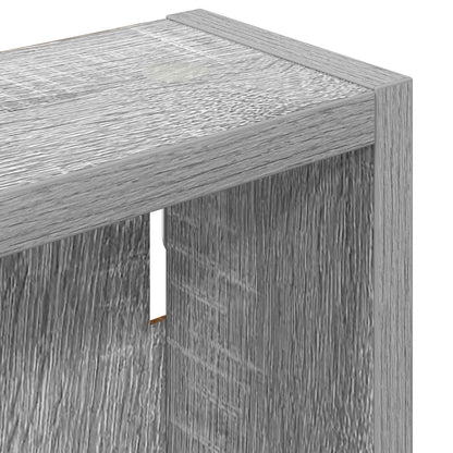 Bathroom Wall Cabinet Grey Sonoma 40 x 10 x 60.5 cm