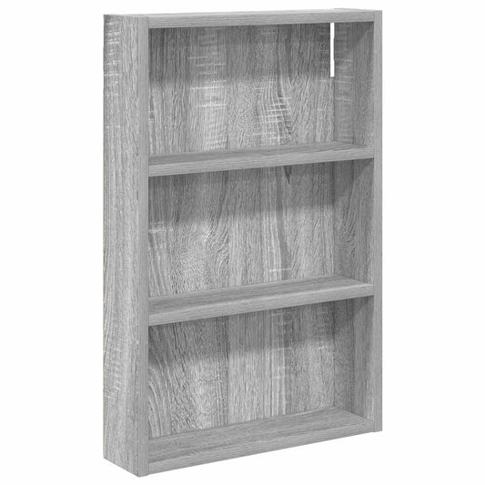 Bathroom Wall Cabinet Grey Sonoma 40 x 10 x 60.5 cm