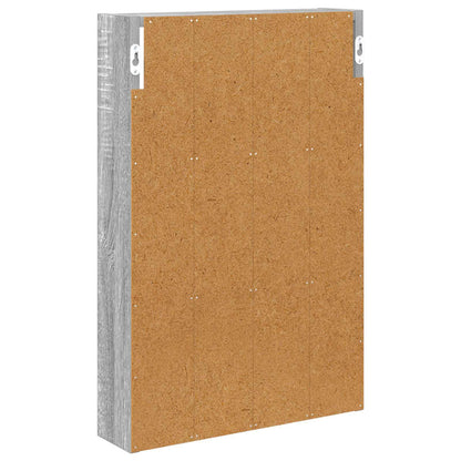 Bathroom Wall Cabinet Grey Sonoma 40 x 10 x 60.5 cm