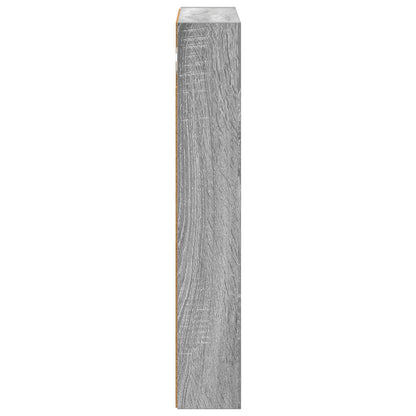 Bathroom Wall Cabinet Grey Sonoma 40 x 10 x 60.5 cm