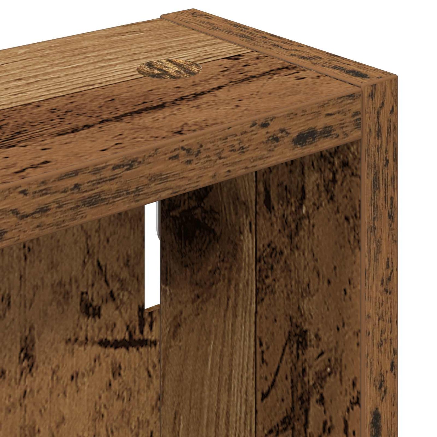 Bathroom Wall Cabinet with Shelf Old Wood 40 x 10 x 60.5 cm