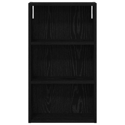 Bathroom Wall Cabinet Black Oak 40 x 14 x 70 cm Engineered wood