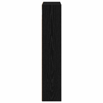 Bathroom Wall Cabinet Black Oak 40 x 14 x 70 cm Engineered wood