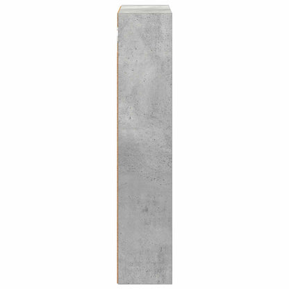 Bathroom Wall Cabinet with Shelf Concrete Grey 40 x 14 x 70 cm