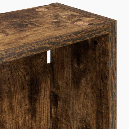 Bathroom Wall Cabinet Smoked Oak 40 x 14 x 70 cm