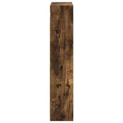 Bathroom Wall Cabinet Smoked Oak 40 x 14 x 70 cm