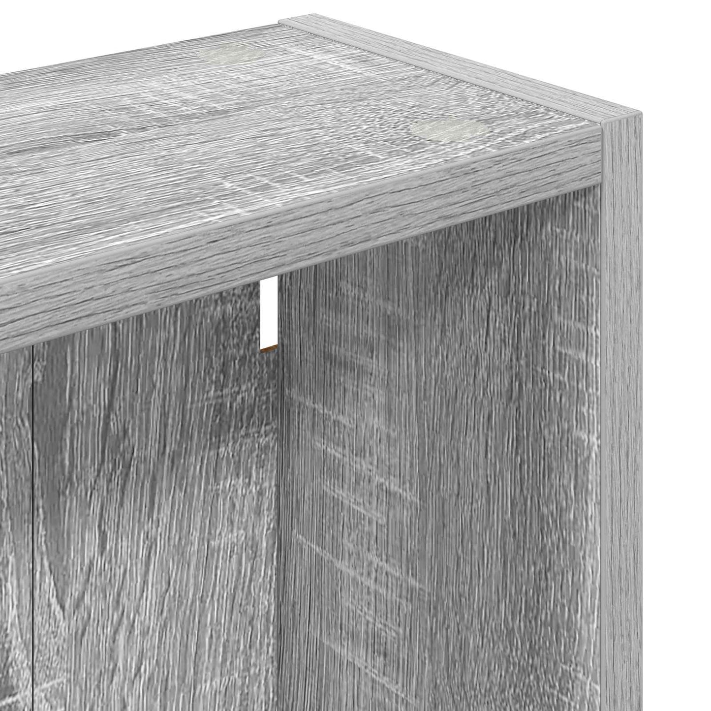 Bathroom Wall Cabinet with Shelf Grey Sonoma 40 x 14 x 70 cm