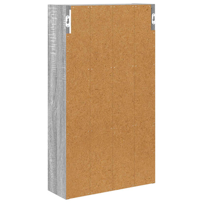 Bathroom Wall Cabinet Grey Sonoma 40 x 14 x 70 cm