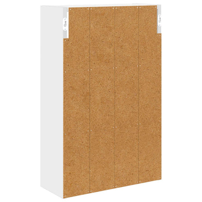 Bathroom Wall Cabinet White 40 x 16 x 62.5 cm Engineered wood